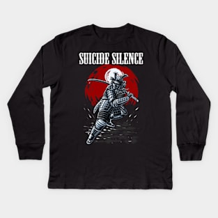 SUICIDE SILENCE MERCH VTG Kids Long Sleeve T-Shirt